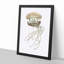 Crown Jellyfish by George Shaw - Picture Frame Painting Print-55621142-55621143