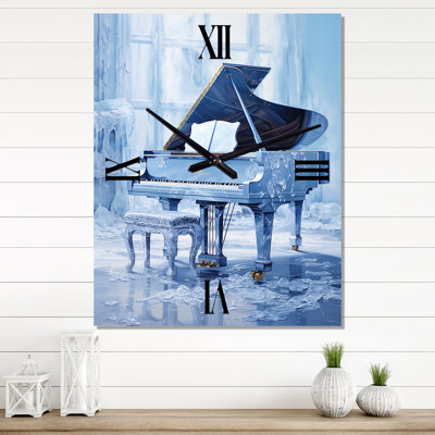 Epner - Music Piano Wall Clock Oversized