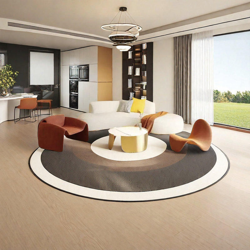 ins wind arc sofa coffee table combination