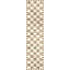 Mocha Checkered Washable Rug-701005306