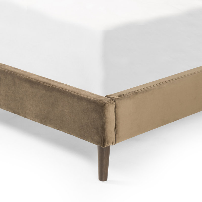 Potter Upholstered Wingback Bed, Queen, Dover Crescent