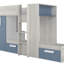 Suri European Single (90 x 200cm) 2 Drawer High Sleeper Bunk Bed with Bookcase-40662451