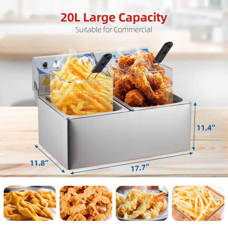 GlowSol 12 2 Basket Indoor Turkey Fryer
