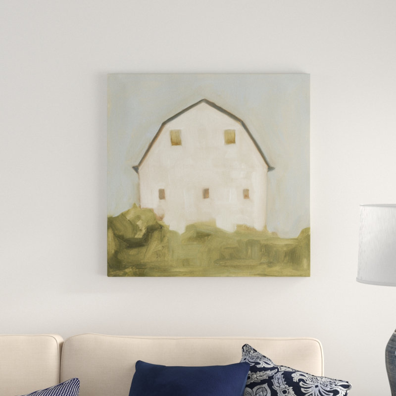 Serene Barn III by Emma Scarvey - Wrapped Canvas Painting, 76cm H x 76cm W