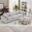 Canapé modulaire rembourré avec repose-pieds 4 pièces Nuccio-112602354