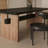 Elegant retro solid wood dining table-1937737250