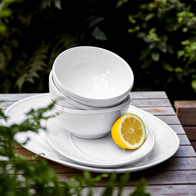 Friso Stoneware Platter, 1.5" H x 16" L x 11.75" W