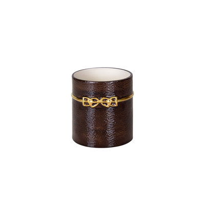 Villari Gold Toothbrush Holder