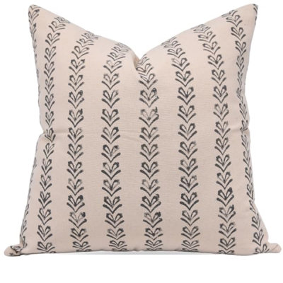 Fabdivine Tribal Arrow Block Printed Pillow Cover Handmade Cotton Decorative Cushion for Home-14X14 Inch 
