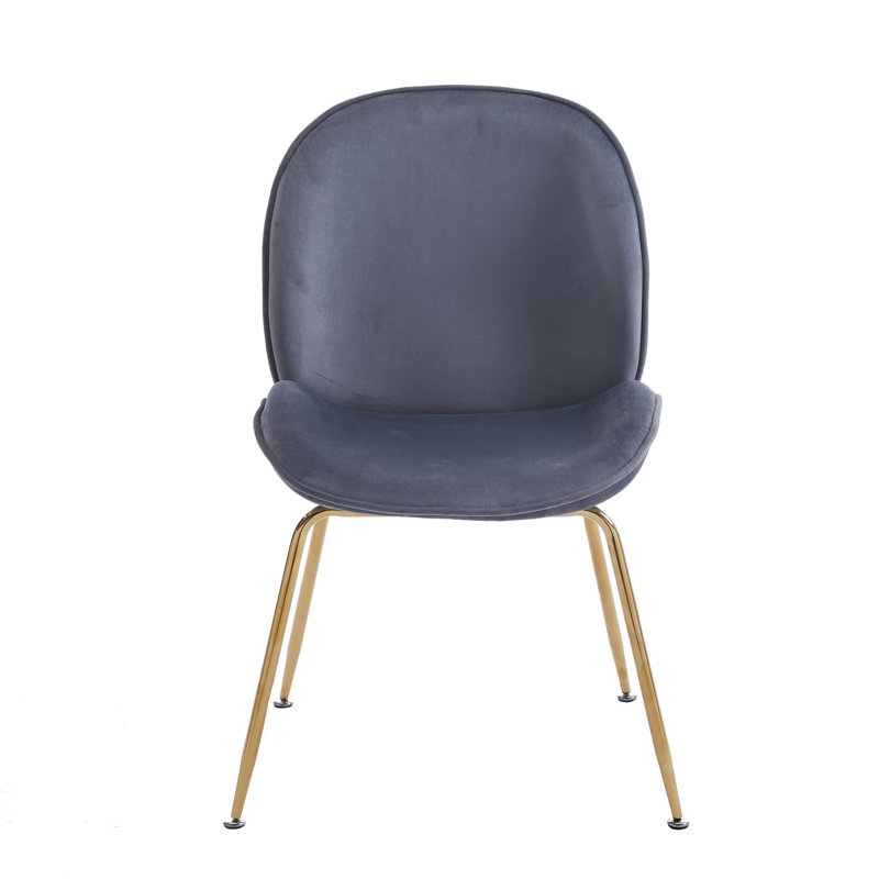 Collins 18.5'' H Upholstered Side Chair, Gray