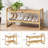 2‑Tier Bamboo Expandable Stackable Shoe Rack-144879443