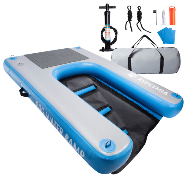 RYPetmia Dog Water Ramp, Inflatable Dog Float Floating Ramp Ladder For ...