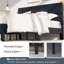Lit plateforme en tissu d'ameublement-465469818