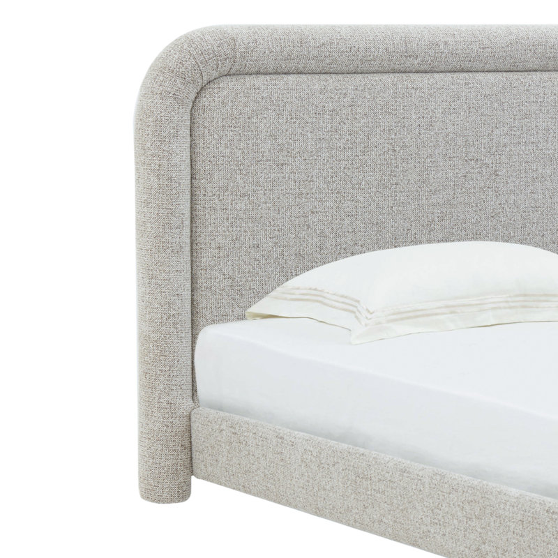 Garrity Chenille Bed, King, Brown/ White