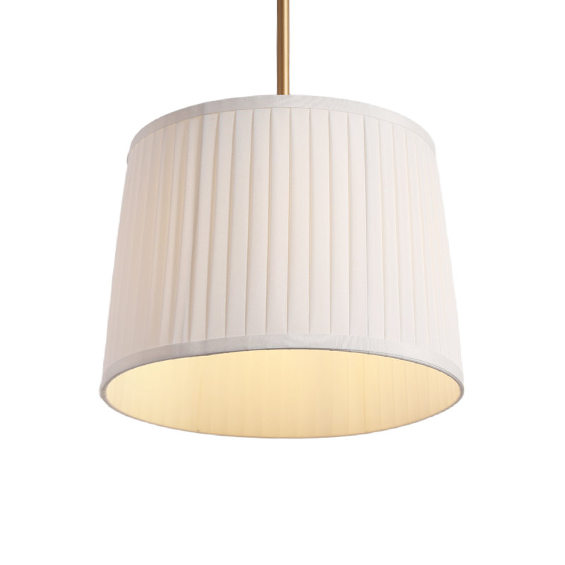 13'' W Pleated Shade Pendant Light