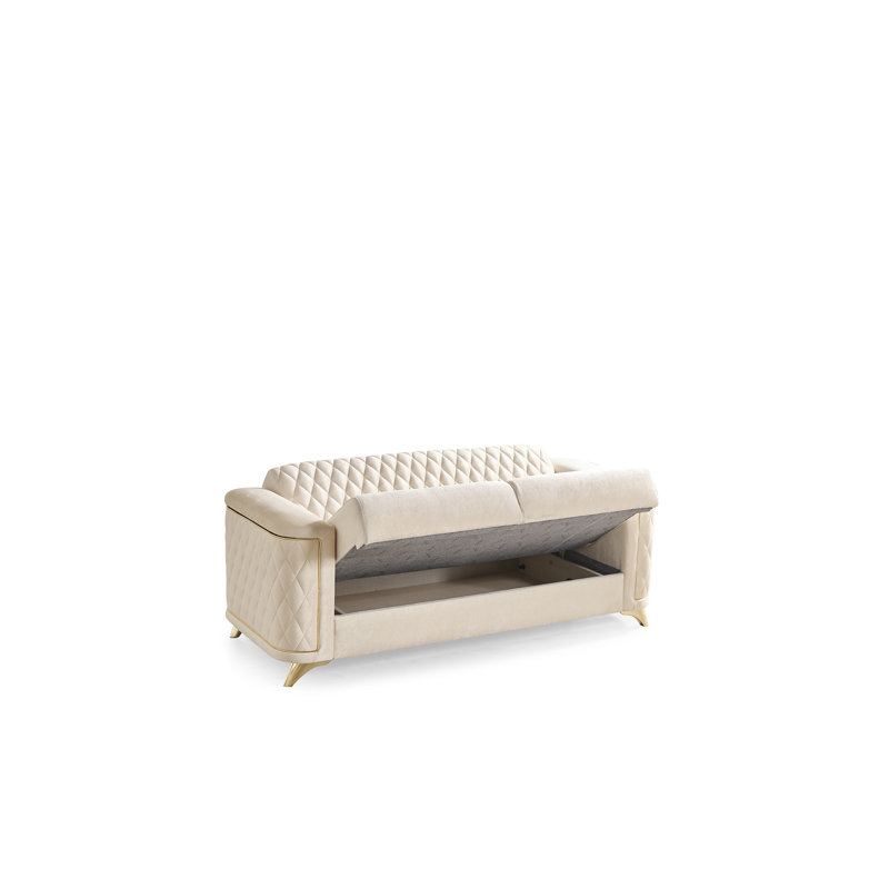 Causeuse Luna,  Ivory Duplicate 1