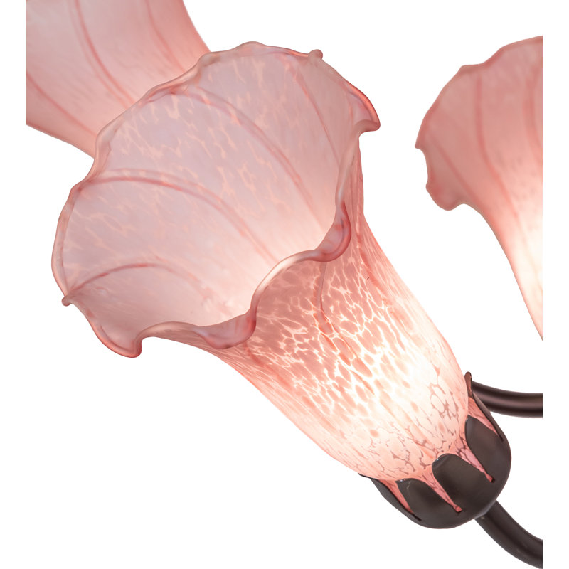 Jacumba 7 - Light Chandelier, Pink