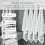 Ensemble de serviettes 12 pièces Willow - 100% coton peigné, qualité supérieure 630 g / m², blanc, ultra doux et très absorbant (12 serviettes de bain)-1833370051-1833370077