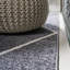 Tapis gris / blanc Bertrice-513193570