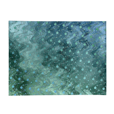 Tapis de planètes et étoiles vertes