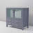 Bath Vanity with White Ceramic Top-661507323