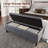 Madalie Faux Leather Upholstered Storage Bench-926094614