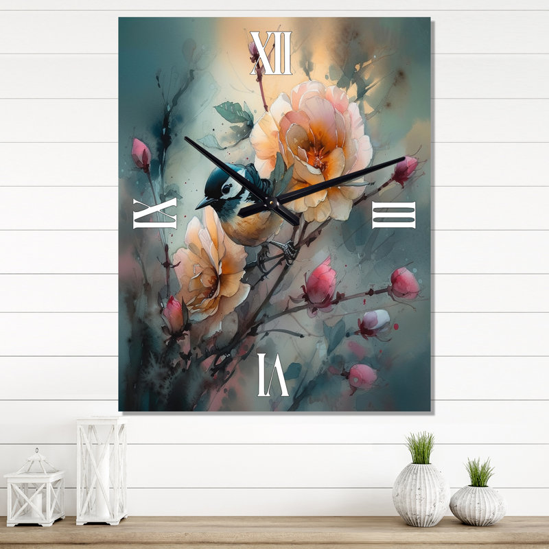 Horloge murale Irmentraut, H 28 po x l 12 po