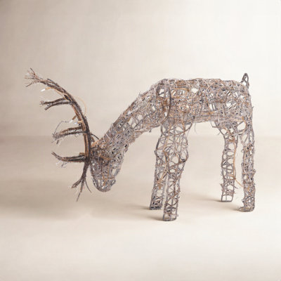 Herne Grazing Reindeer Lighted Display