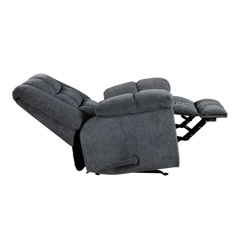 Gentle Rocking Motion Reclining Chair, Gray