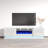 70.9" Modern TV Stand with Electric Fireplace, High Gloss Finish, Media Storage-67986285