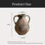 Vase de ferme rétro en céramique avec poignées-1817957436
