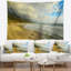 Waves meet sand tapestry Landscape-28503178