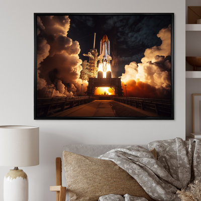 " Space Shuttle Captivating Night Launch I "