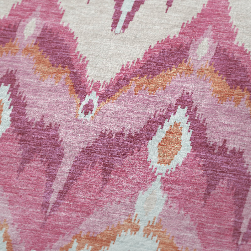 Jeté Addison Sherpa ASB743, Pink Ikat