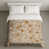 Beige / blanc, floral