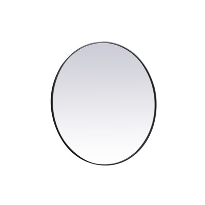 Sabine Metal Round Wall Mirror