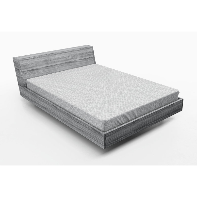 Microfiber Fitted Sheet, Queen Fitted Sheet, Gray Geometric