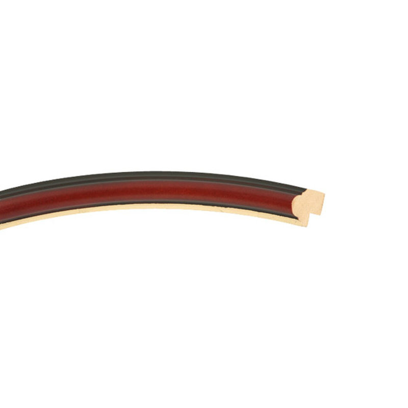 Miroir d'appoint Jaysten, H 17 po x l 13 po, Bois de rose