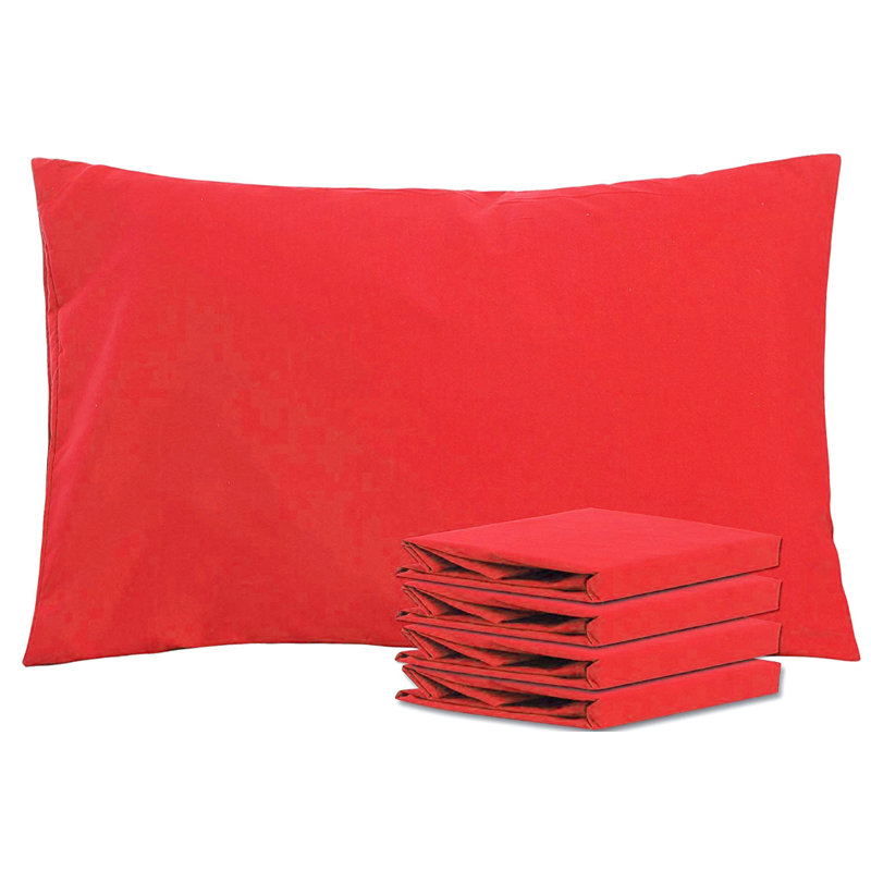 Taies d'oreiller de lit, 1800 grandes taies d'oreiller en microfibre brossée avec fermeture à enveloppe - 20 x 30 pouces - NTBAY
