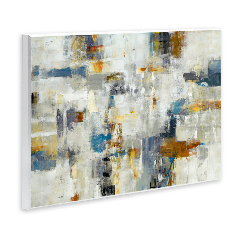 «Energetic Abstract Strokes» par Lisa Ridgers, H 13 po x l 19 po