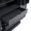 Garde-manger autoportant de 77 po de hauteur avec tablettes réglables, tablettes de porte, tiroirs et supports à vin-131409849