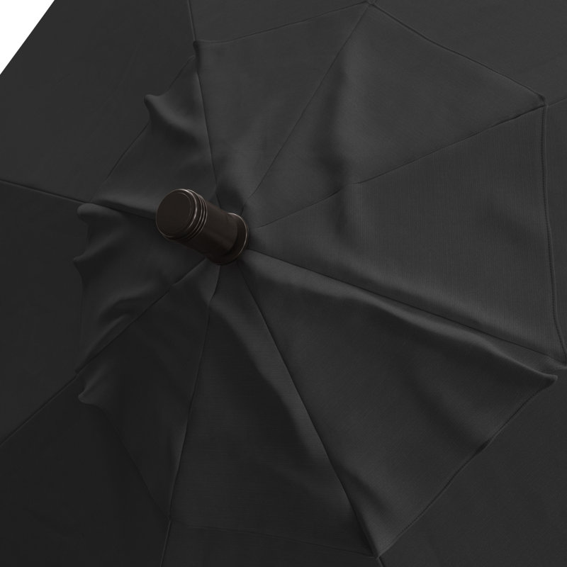 Parasol de marché 132 po Ancy, Sunbrella® - noir