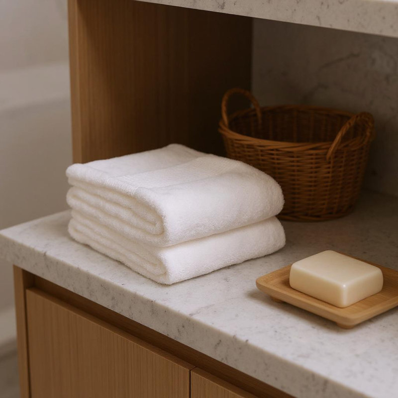 Ivory Cotton 36" X 72" Quick Dry Terry Cloth Bath Sheet