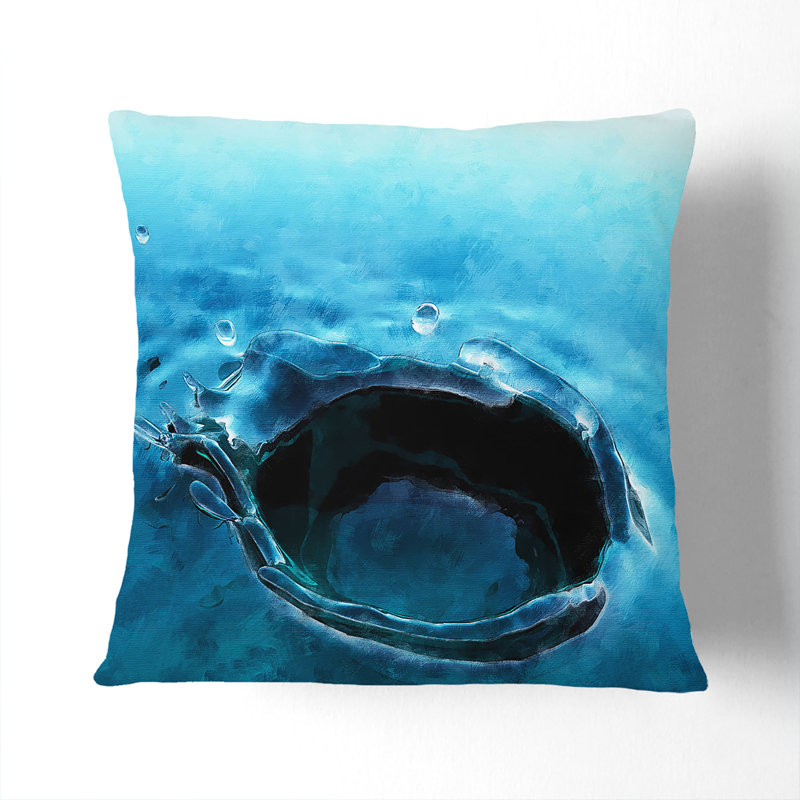 Abstract Square Cushion, 40cm H x 40cm W x 15cm D