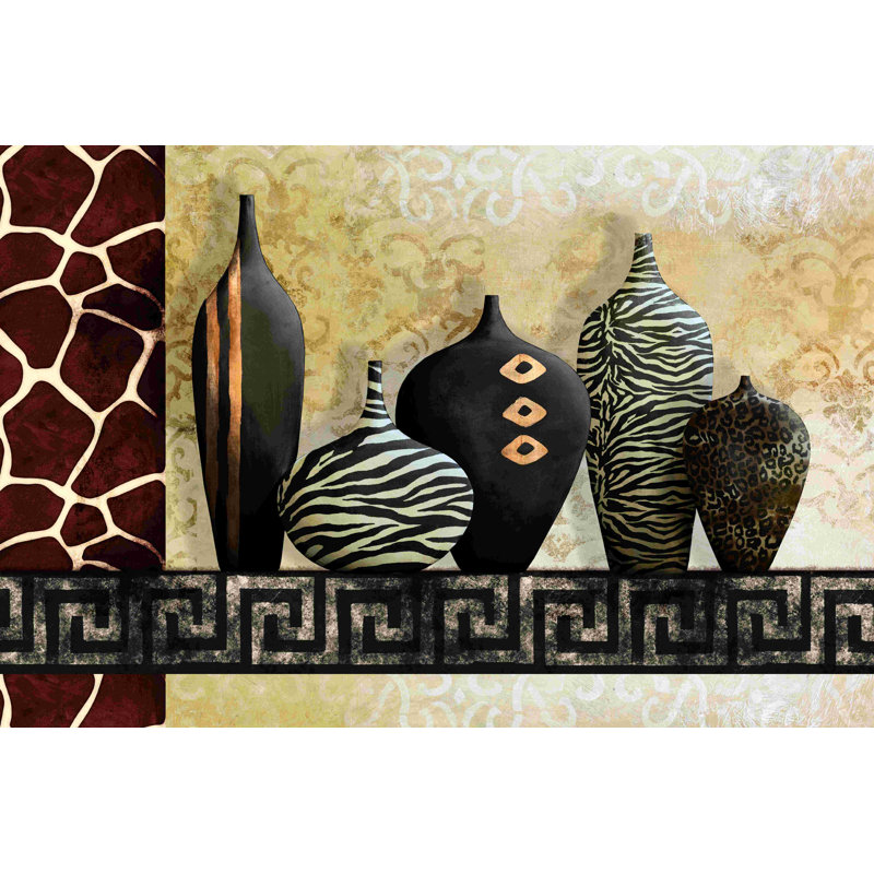 Motif de léopard - impression sur toile tendue, H 32 po x l 48 po