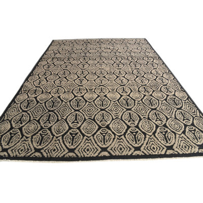 9x12 Pham Black Rug