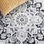Tapis ivoire / noir Tulum 279-1117582875