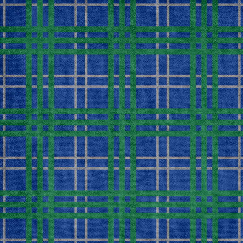 Serviette de plage de luxe Seattle football, Bleu / argenté / vert, Mélange polyester-coton