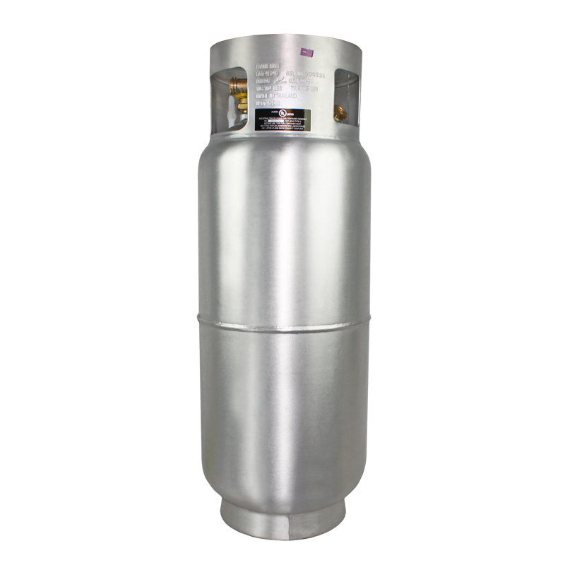 Réservoir de propane pour chariot élévateur 43,5LB Flame King avec jauge, résistant à la corrosion, sans rouille