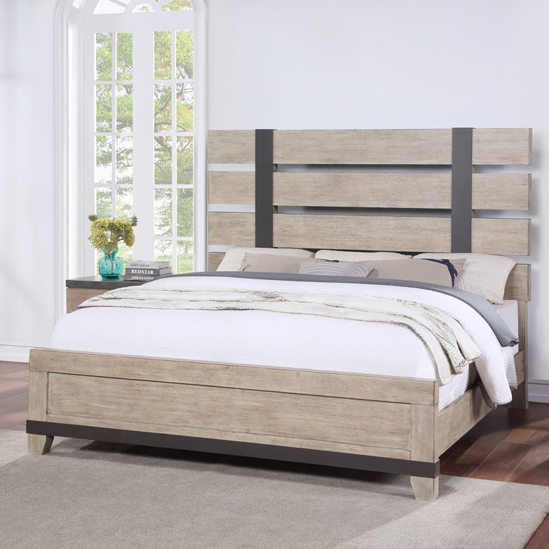 Chadha Solid Wood Standard Bed, King